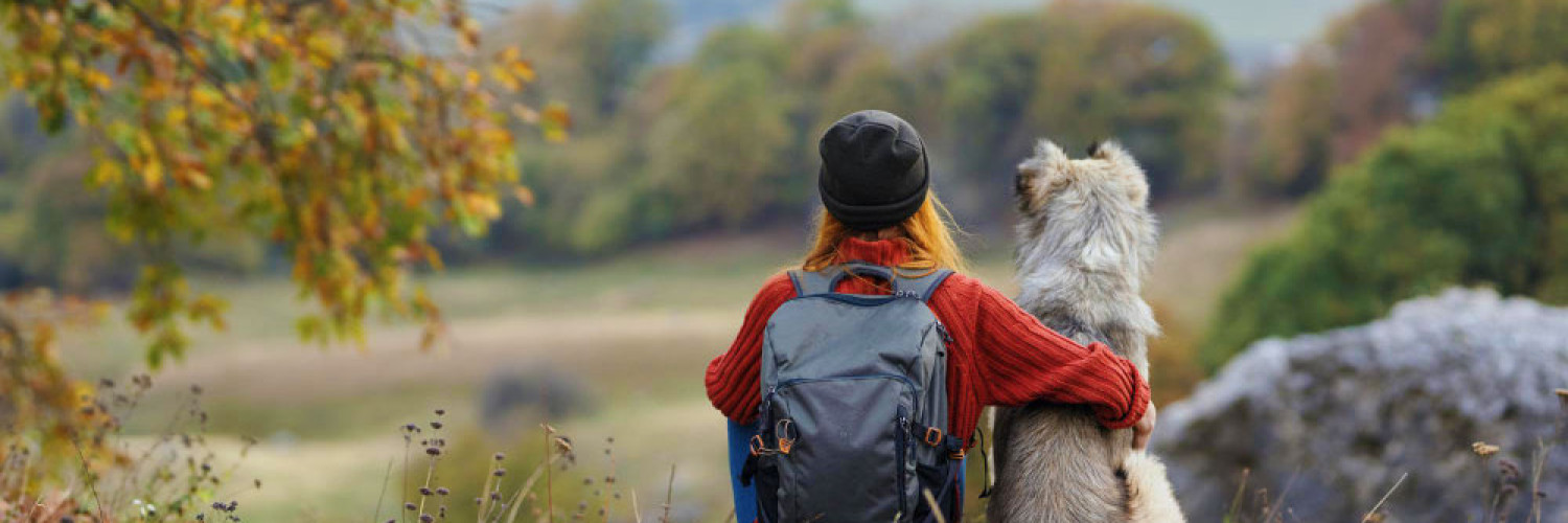 woman-dog-contemplating